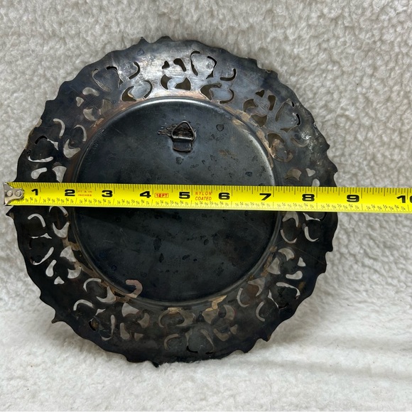 3 Vintage Egyptian Pyramid Sphinx Pharaoh etched mixed metal wall decor 9" - Picture 9 of 13